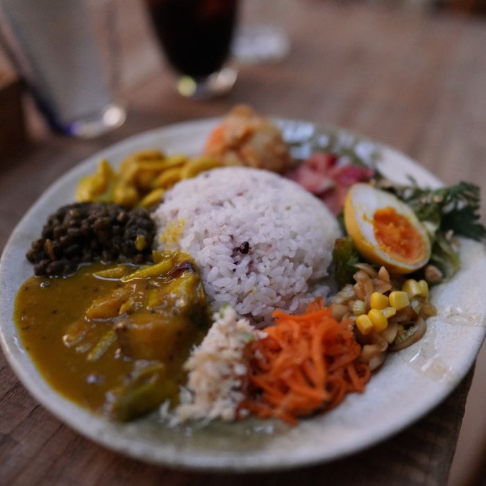 篠山古民家道場イベントカレー