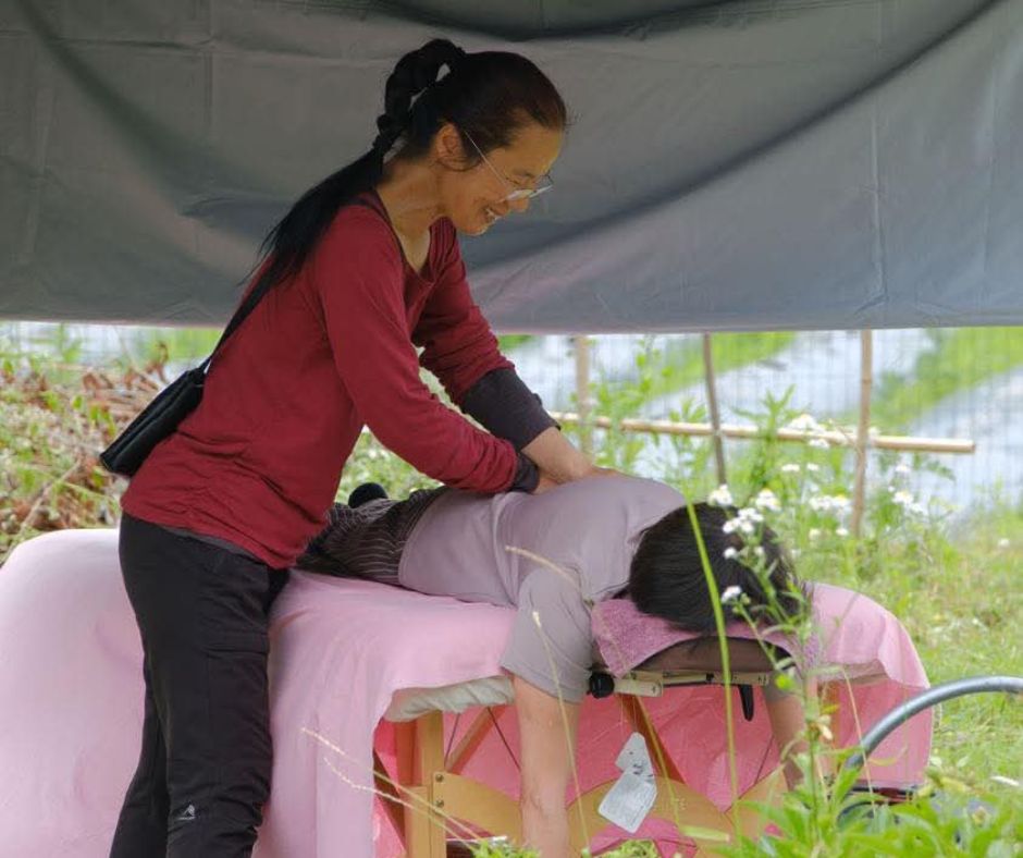 ヒーリングマルシェ篠山古民家道場セッション風景